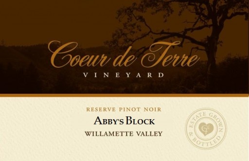 2012 Abby's Block Reserve Pinot Noir