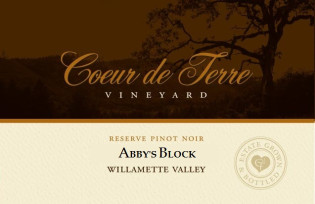 2019 Abby's Block Reserve Pinot Noir